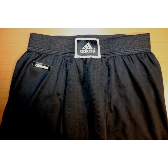 Mens adidas Climalite Padded Baseball Slider Shorts Small Black Cup Holder - Picture 2 of 3